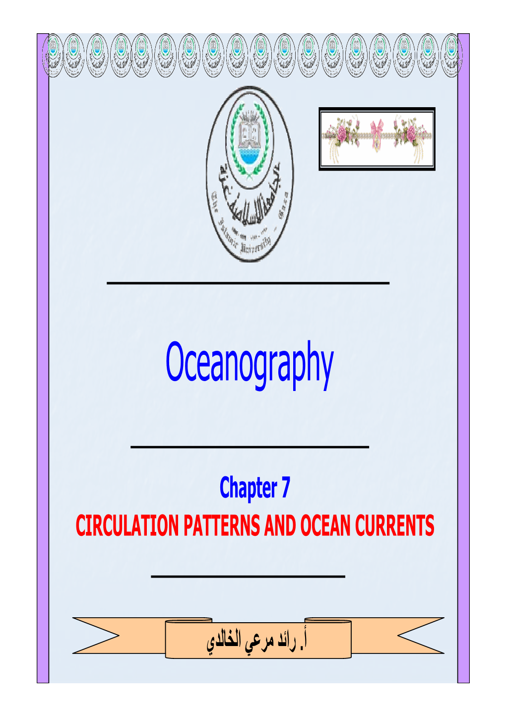 Oceanography