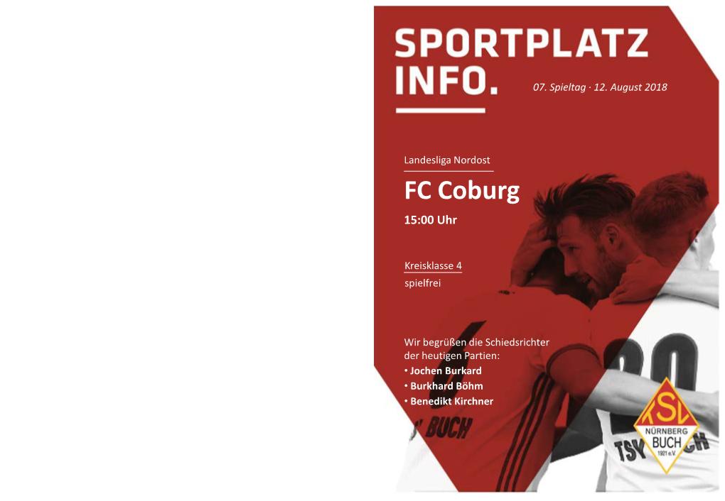 FC Coburg 15:00 Uhr