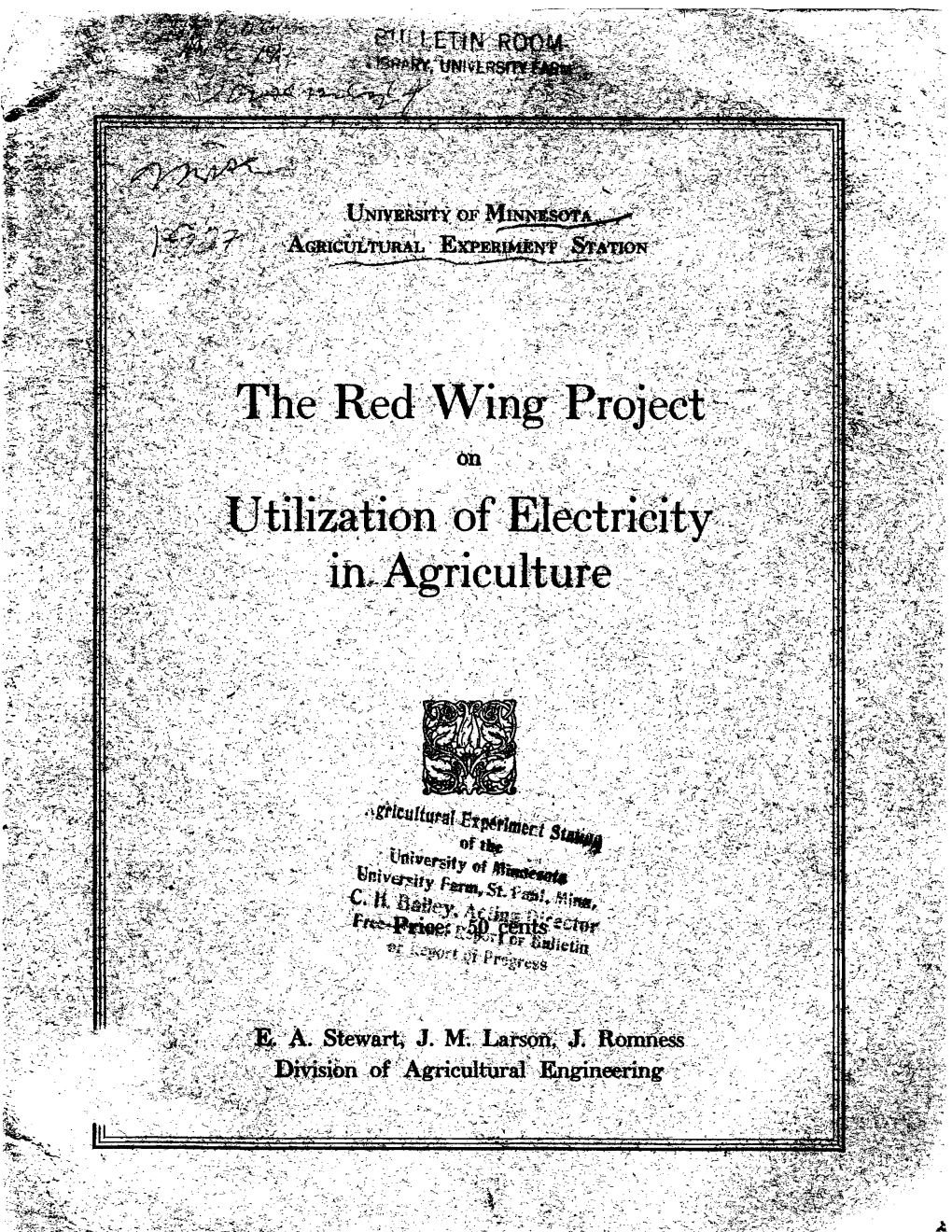 Red Wing Project.Pdf (13.39Mb Application/Pdf)