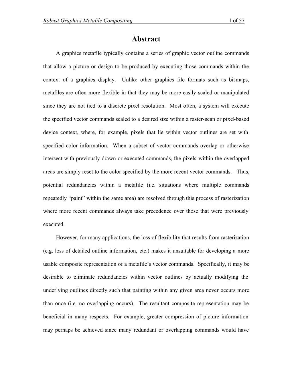 Robust Graphics Metafile Compositing 1 of 57