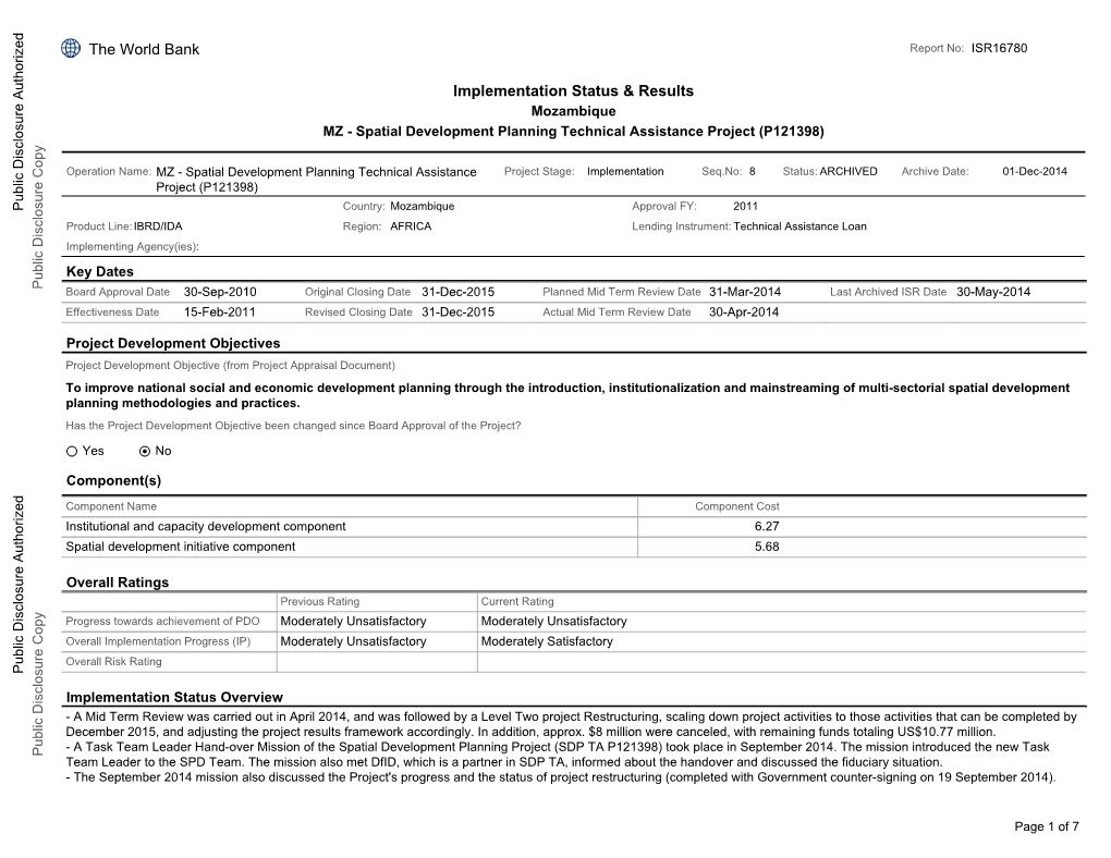 World Bank Document