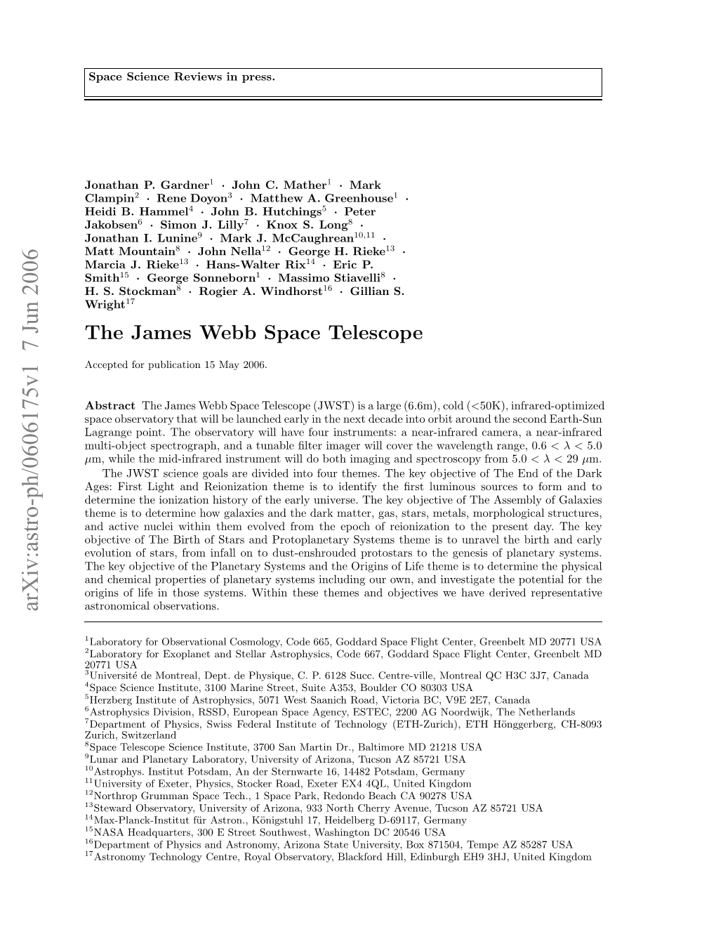 Arxiv:Astro-Ph/0606175V1 7 Jun 2006 Rgn Flf Ntoesses Ihnteetee N Obj and Themes These Within Systems