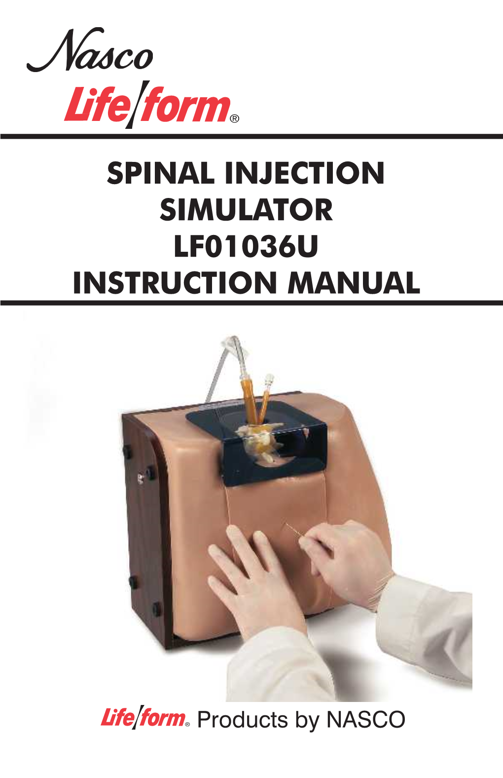 Spinal Injection Simulator Lf01036u Instruction Manual