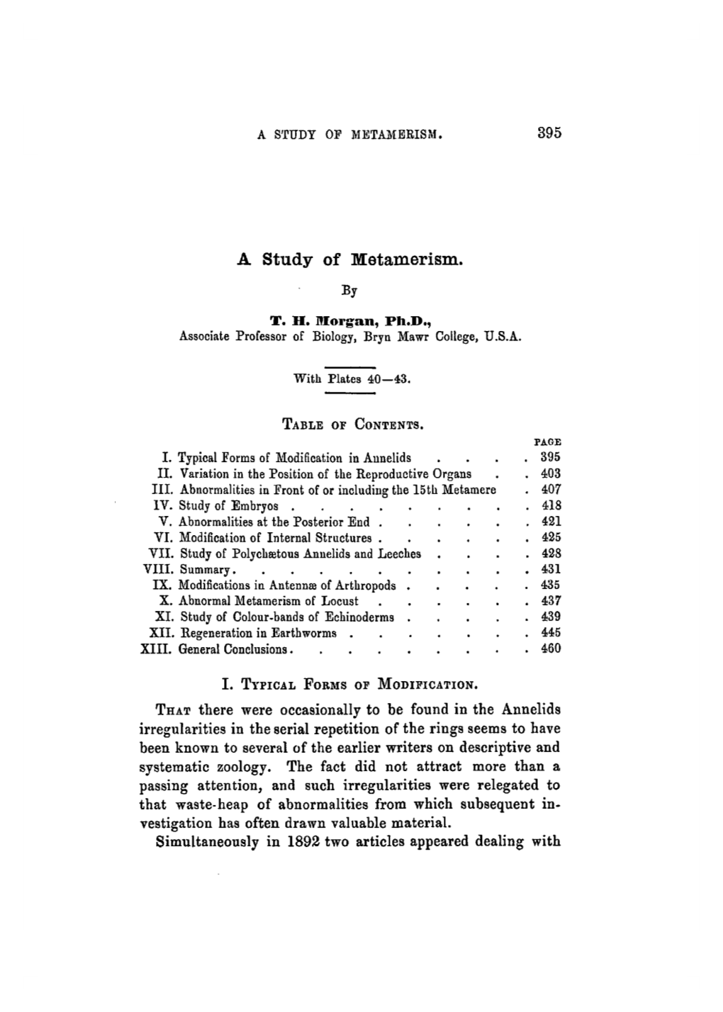 A Study of Metamerism