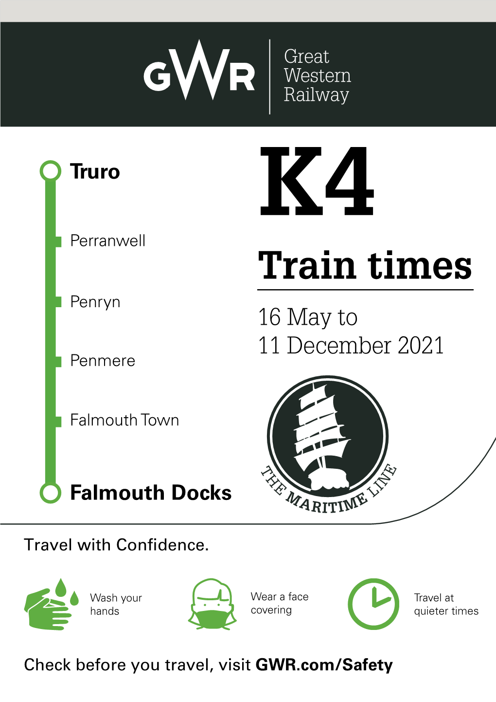 Truro to Falmouth (The Maritime Line)