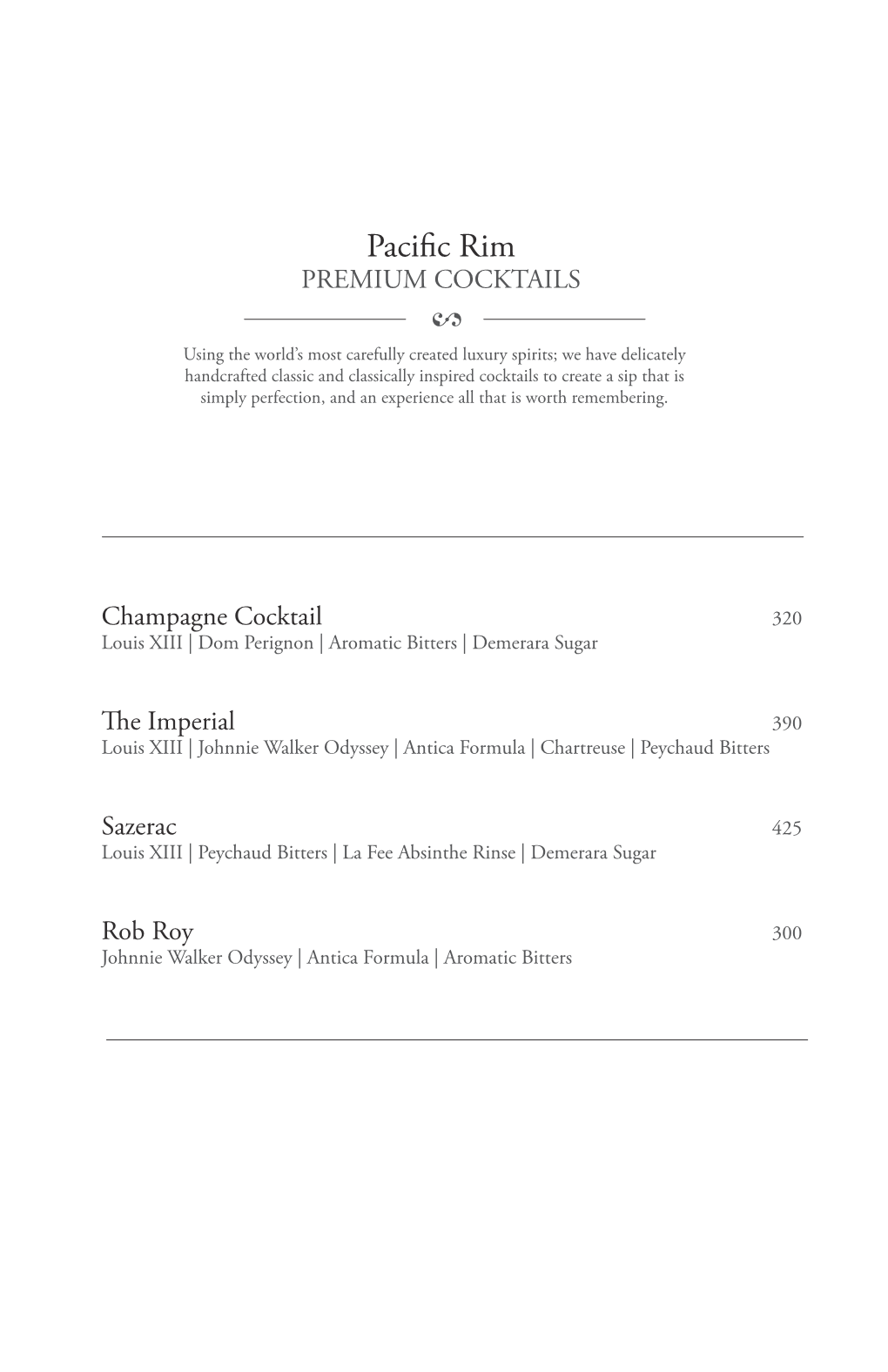 Pacific Rim PREMIUM COCKTAILS