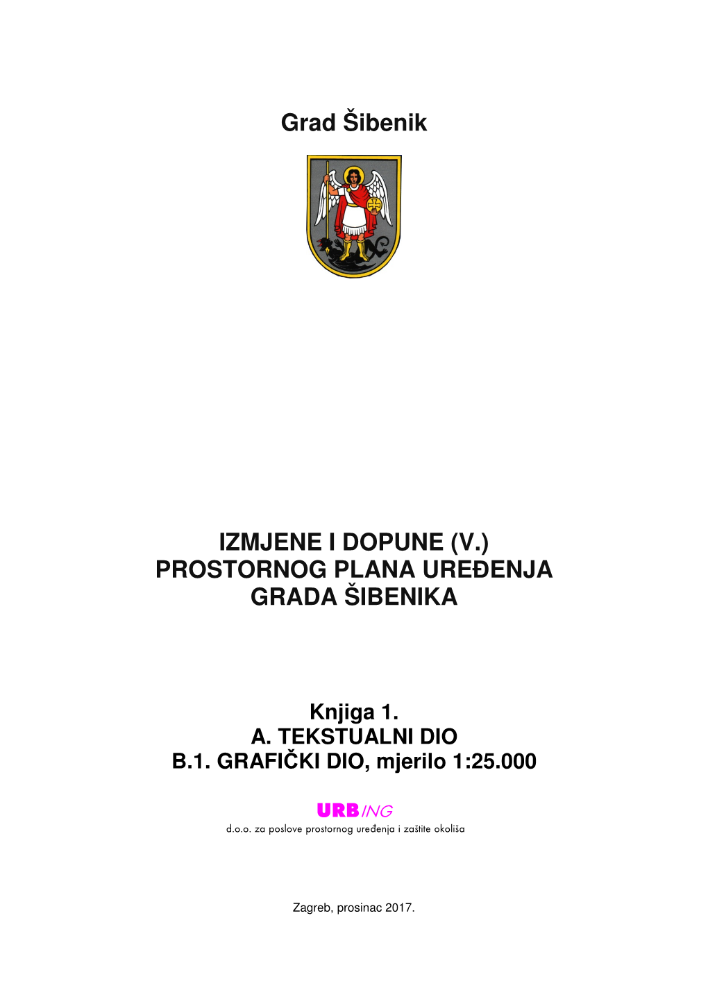 Prostornog Plana Uređenja Grada Šibenika