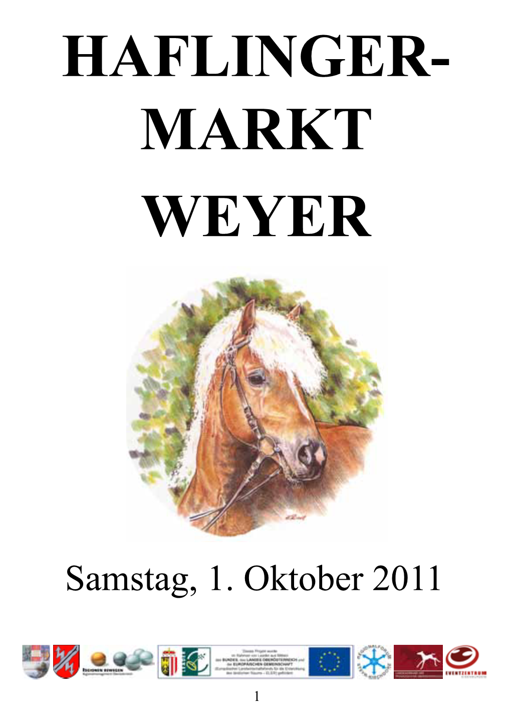 Haflinger- Markt Weyer