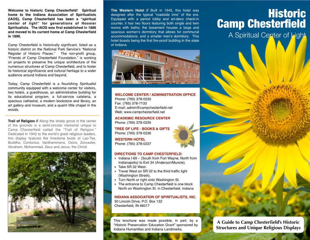 Camp Brochure