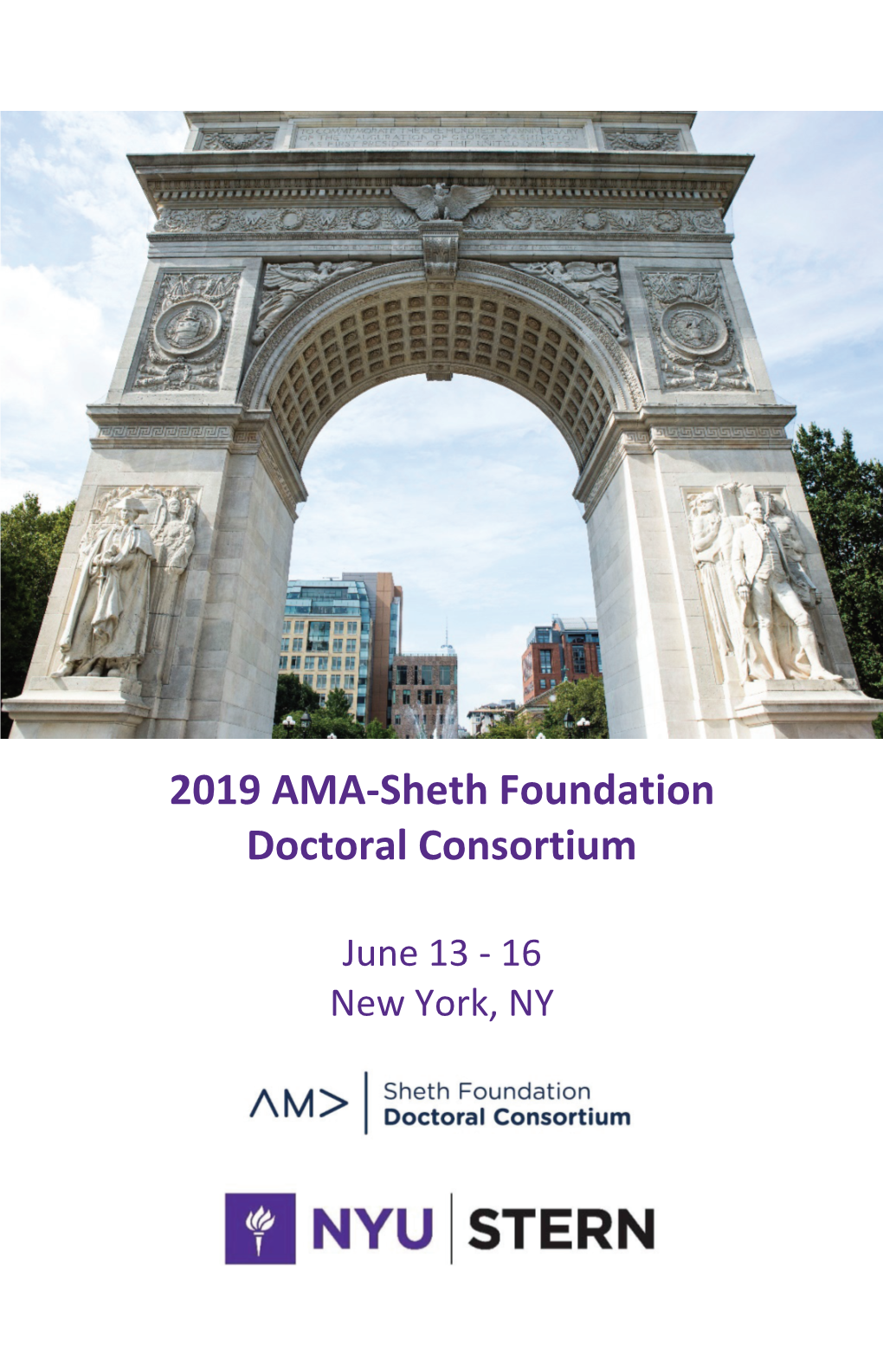 2019 AMA-Sheth Foundation Doctoral Consortium