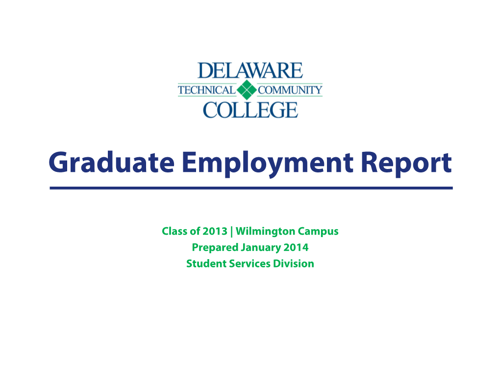 Graduate Employment Report