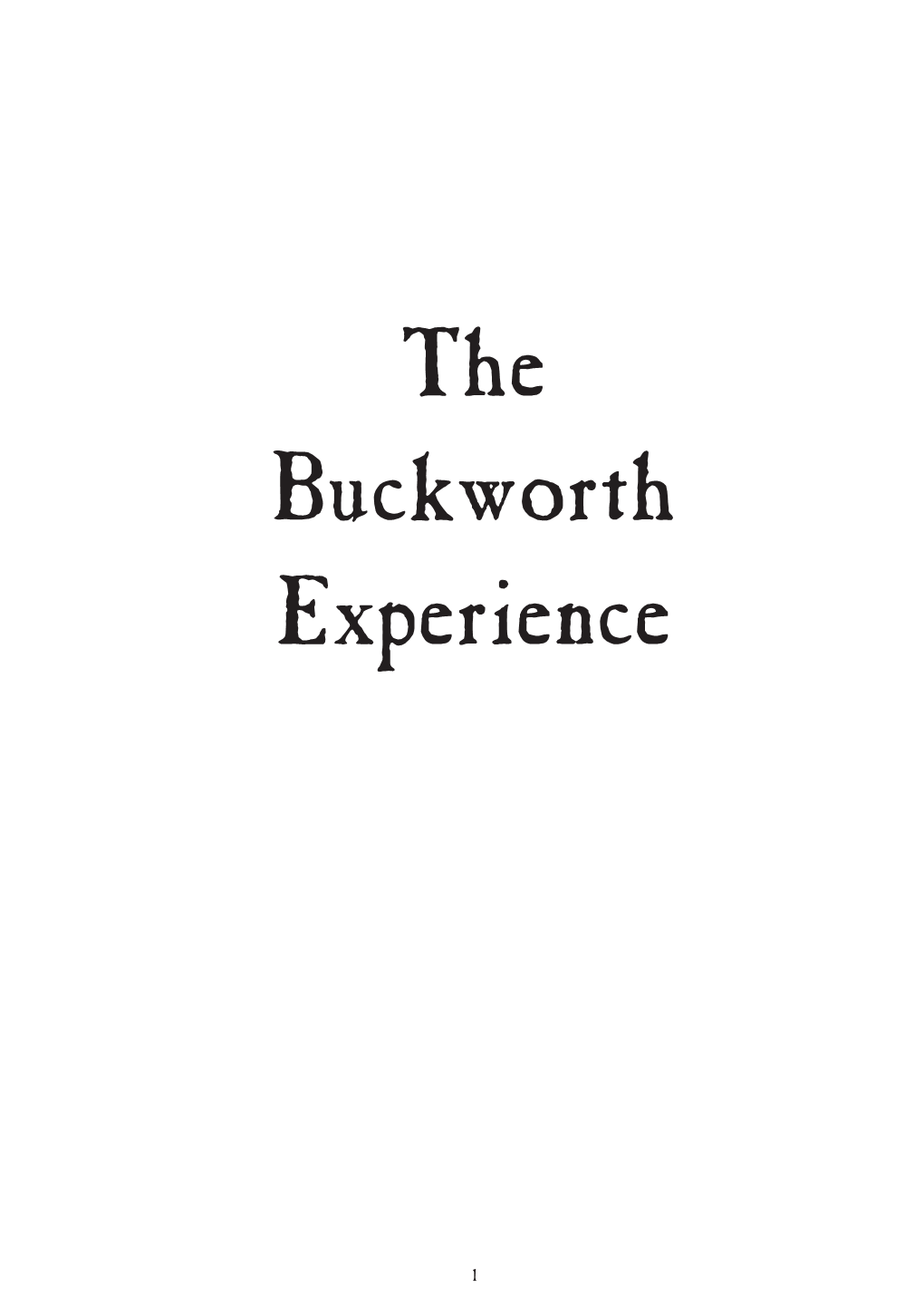 Buckworth BOOK.Indd