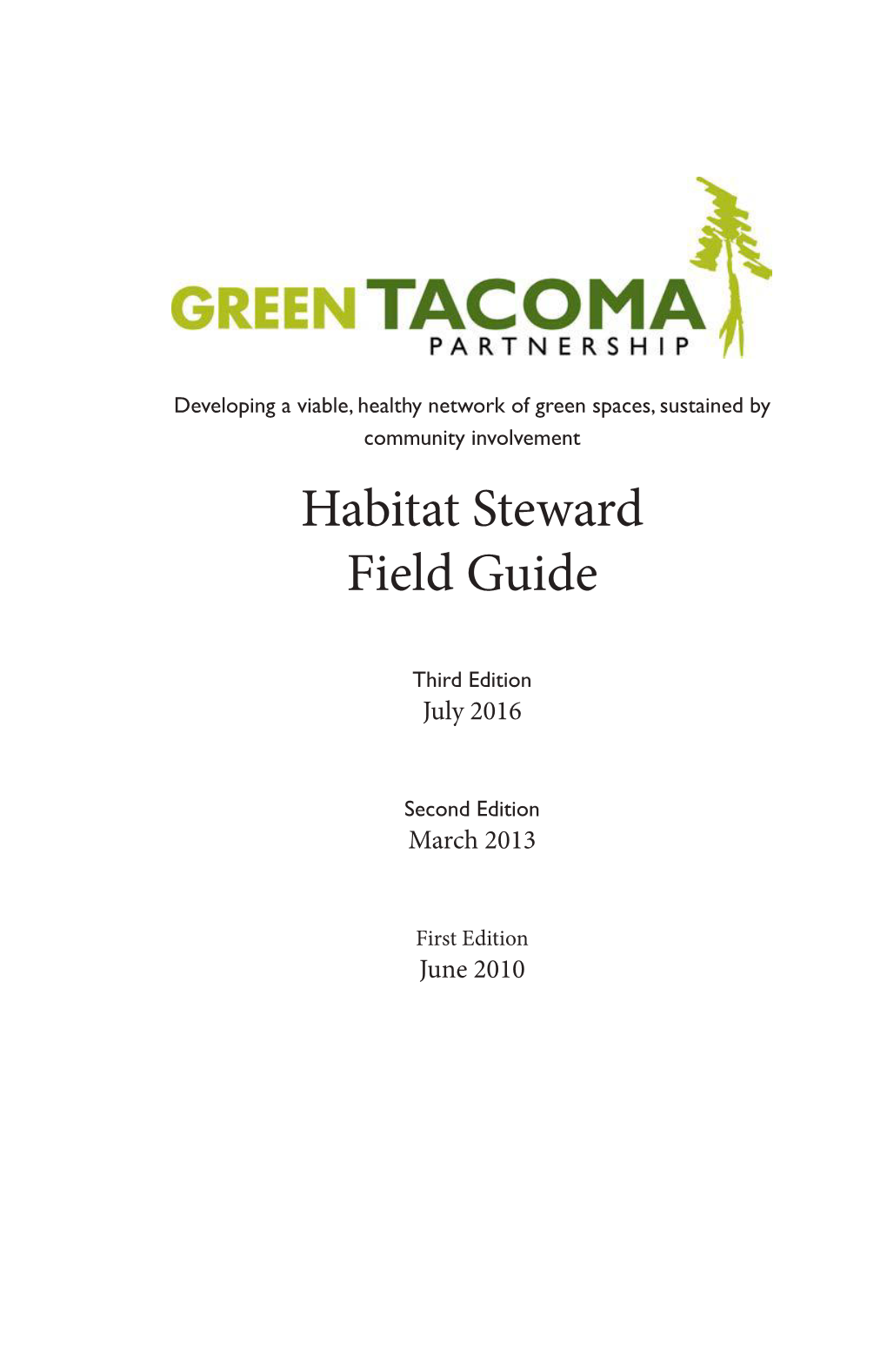 Habitat Steward Field Guide