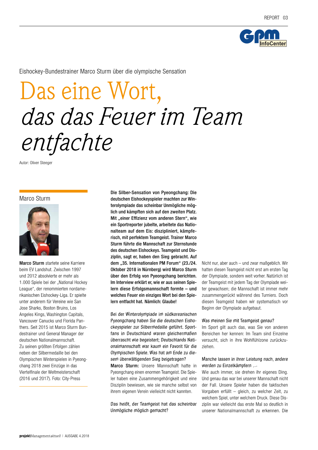 Das Eine Wort, Das Das Feuer Im Team Entfachte