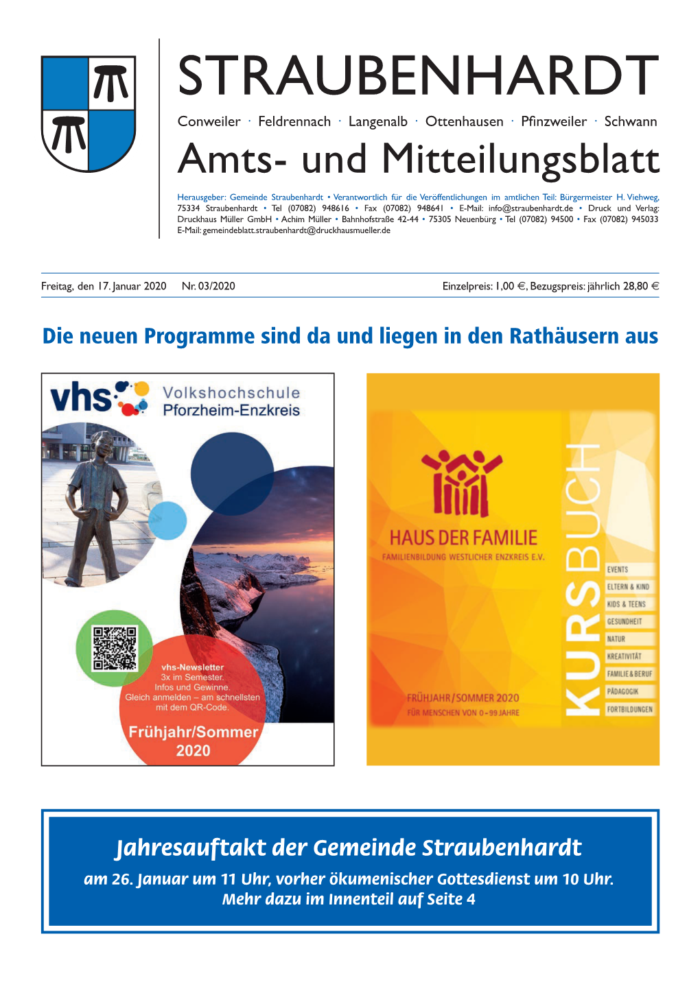 Amts- Und Mitteilungsblatt