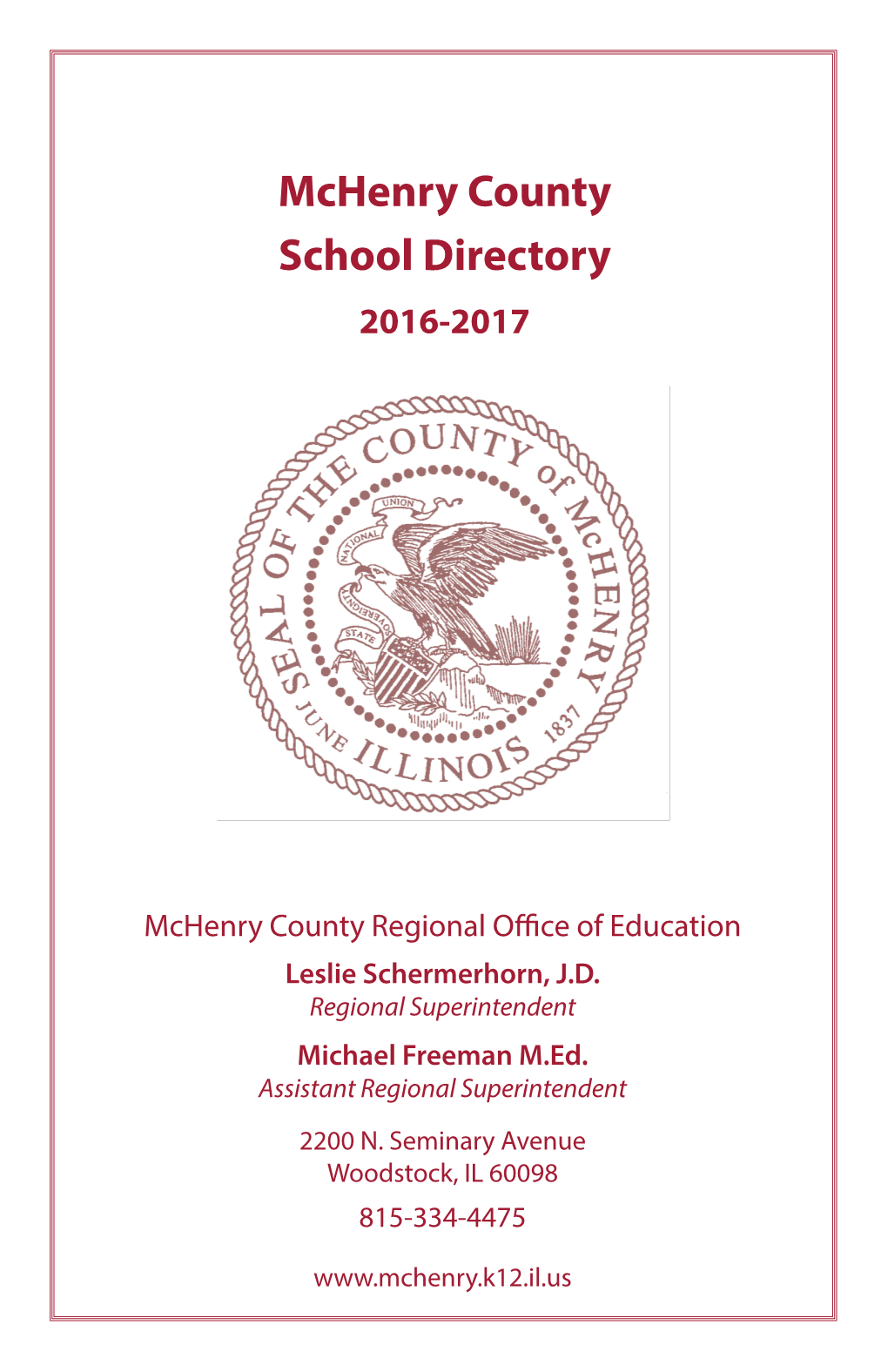 Mchenry County School Directory 2016-2017