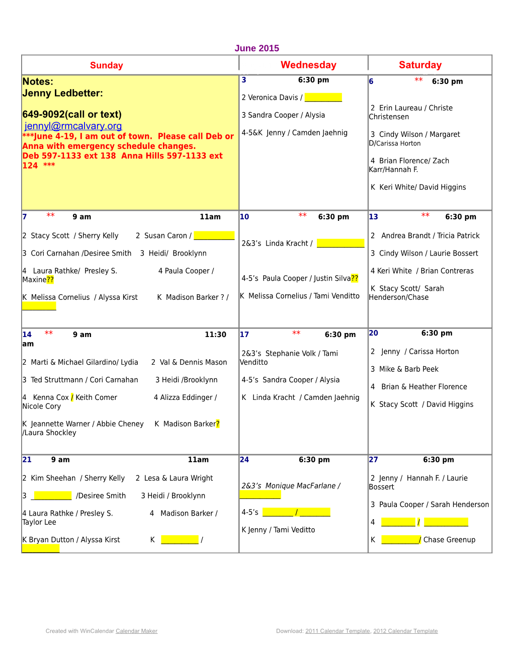 Created with Wincalendar Calendar Maker Download: 2011 Calendar Template, 2012 Calendar Template s1