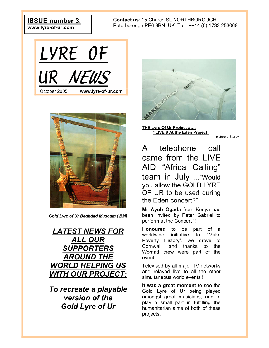 UR NEWS October 2005