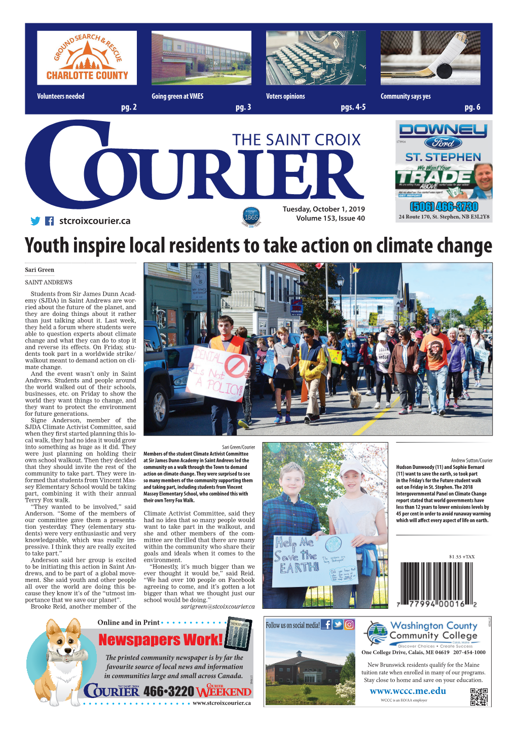 Youth Inspire Local Residents to Take Action on Climate Change