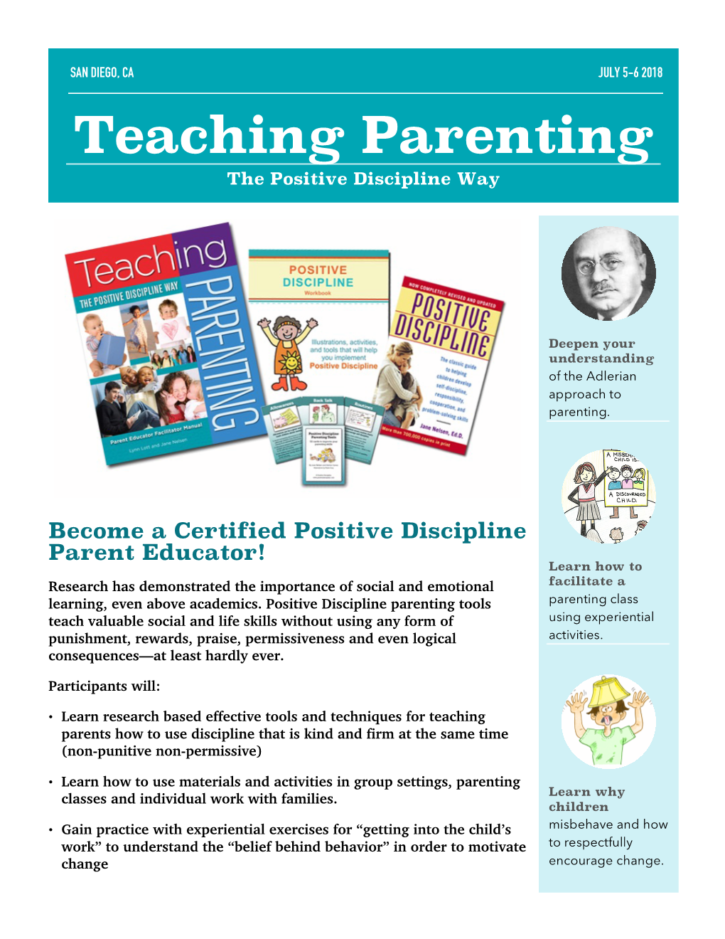 Teaching Parenting the Positive Discipline Way