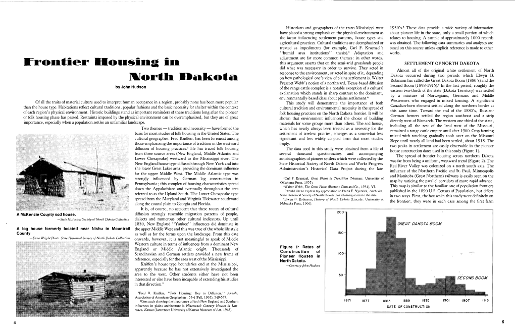 Frontier Housing in North Dakota