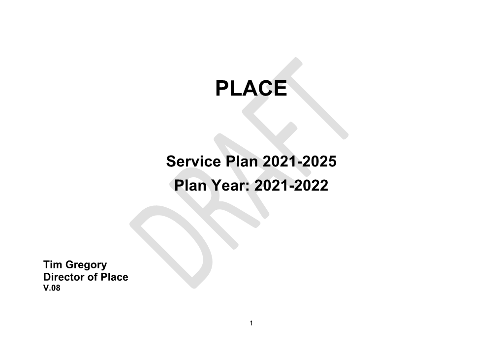 Service Plan 2021-2025 Plan Year: 2021-2022