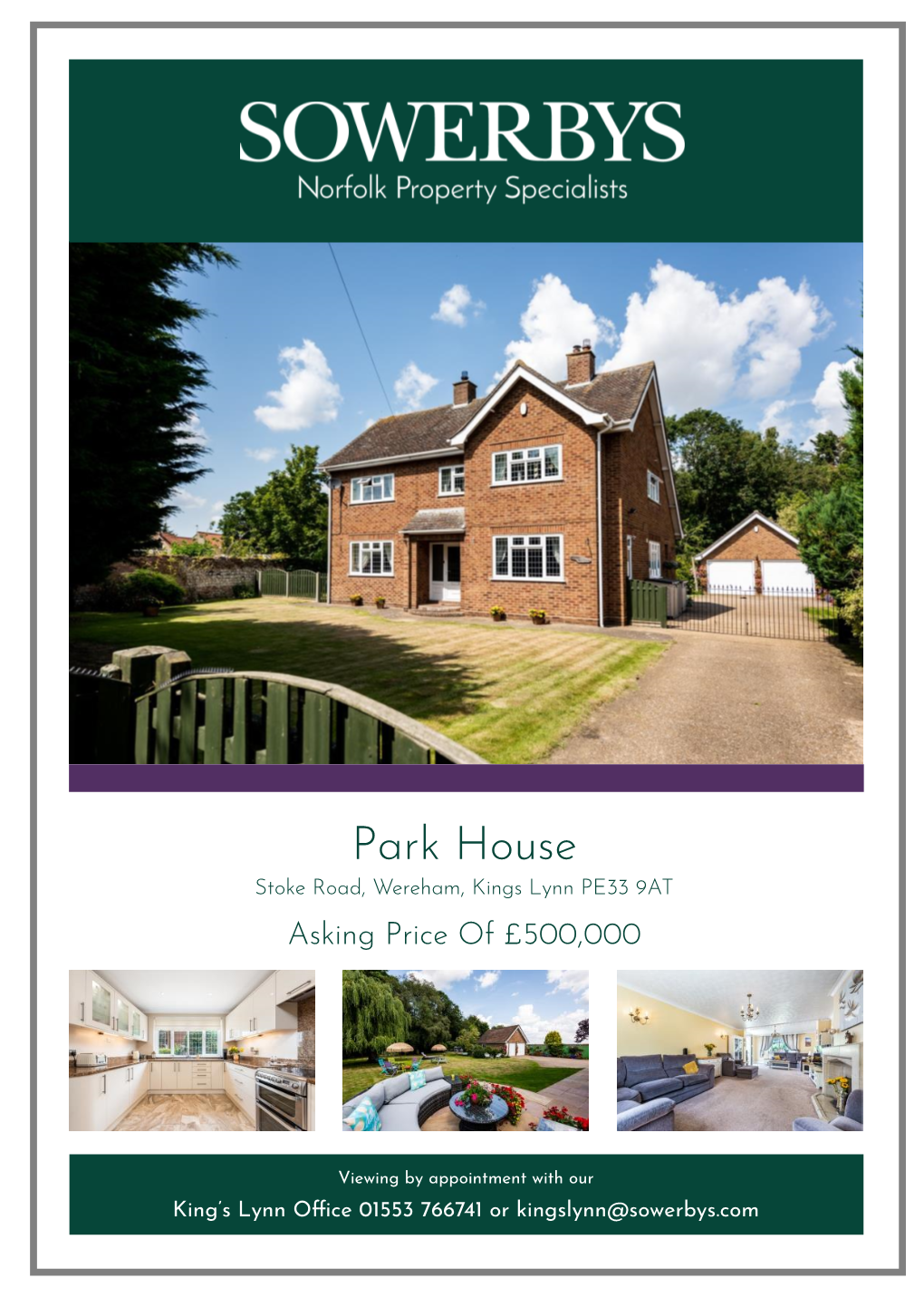 Park House Stoke Road, Wereham, Kings Lynn PE33 9AT