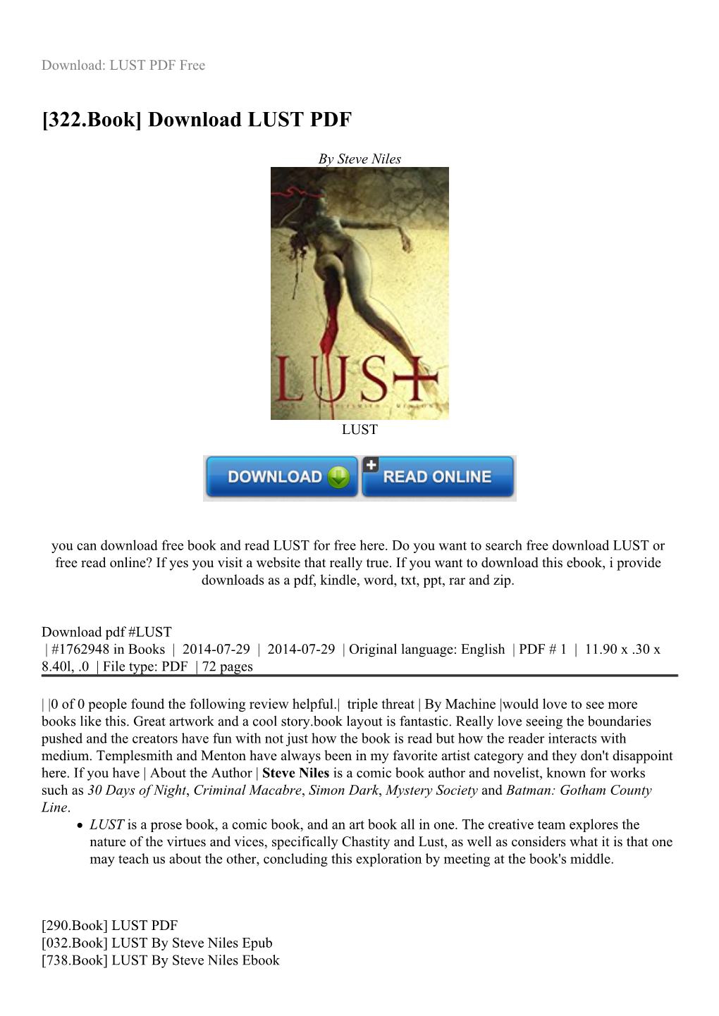 Download LUST PDF