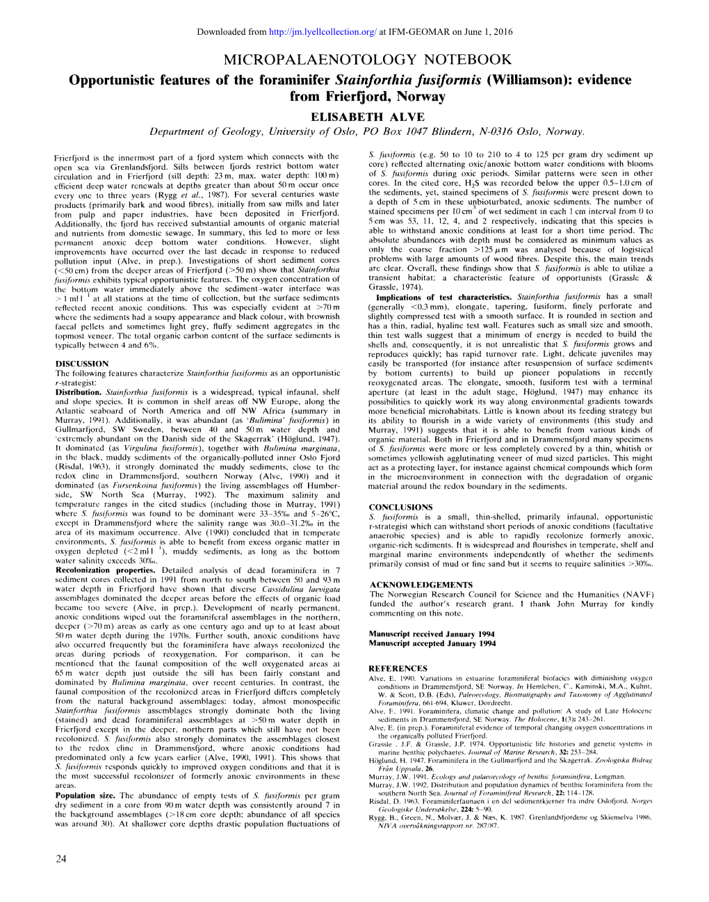 Micropalaenotology Notebook