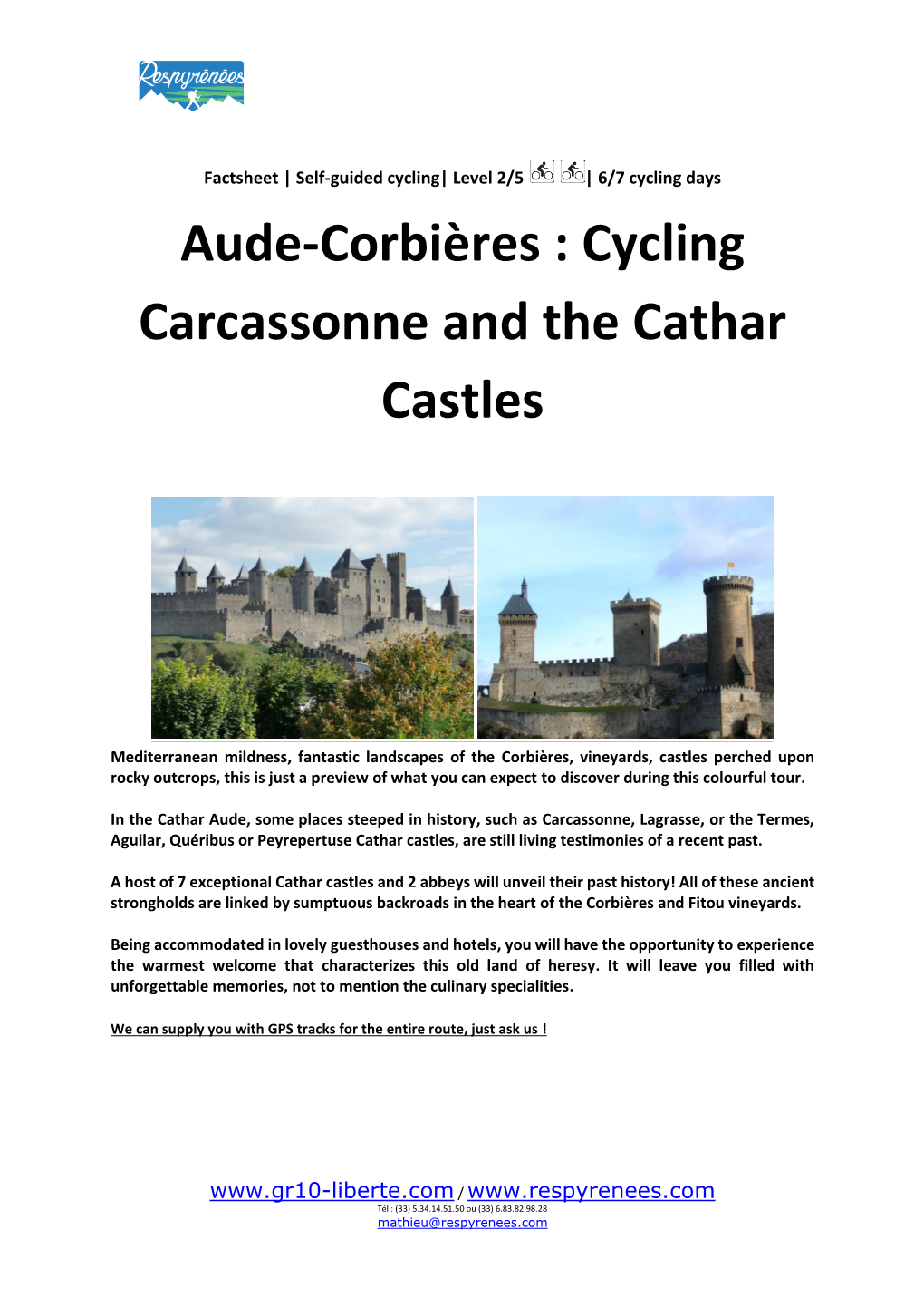 Cycling Carcassonne and the Cathar Castles