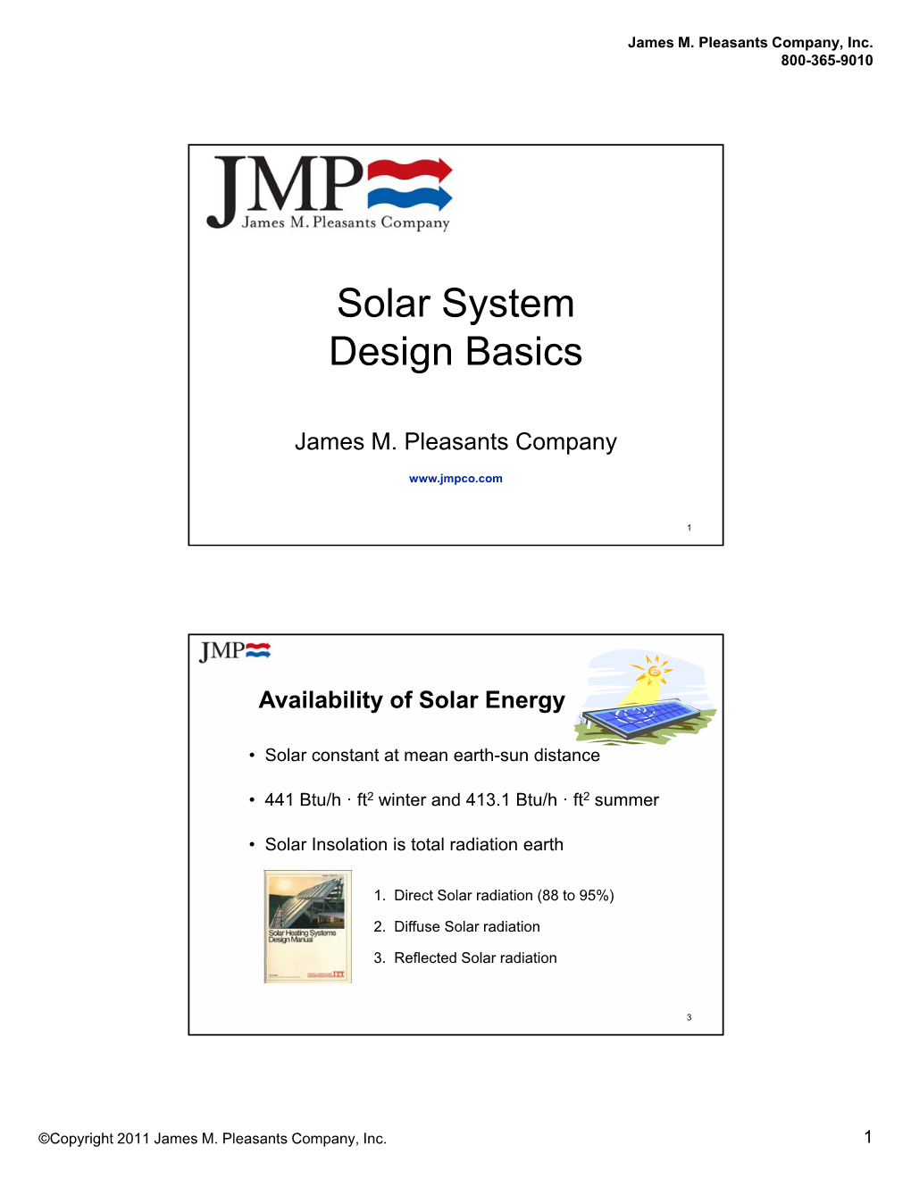 Solar System Design Basics