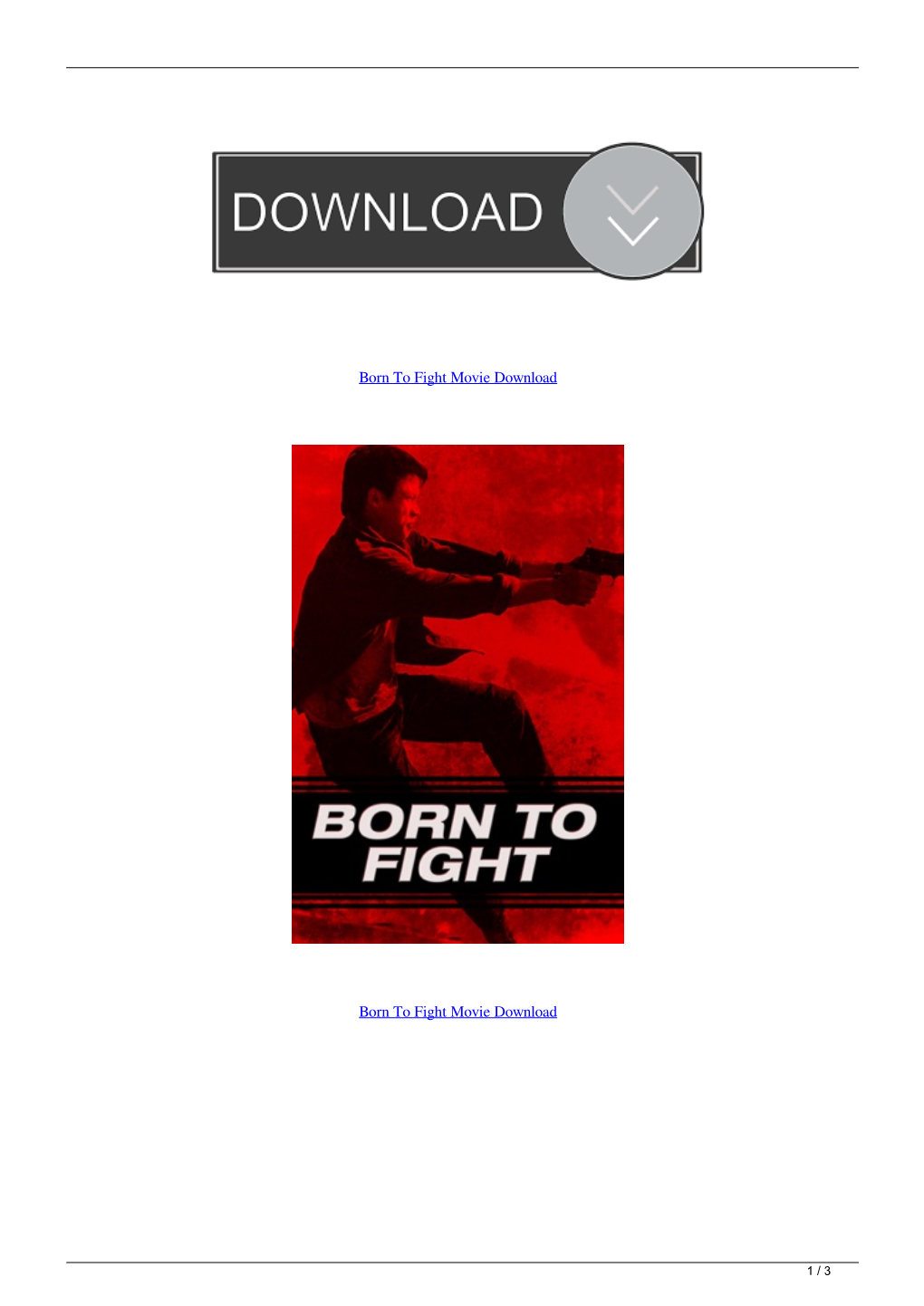 Born to Fight Movie Download