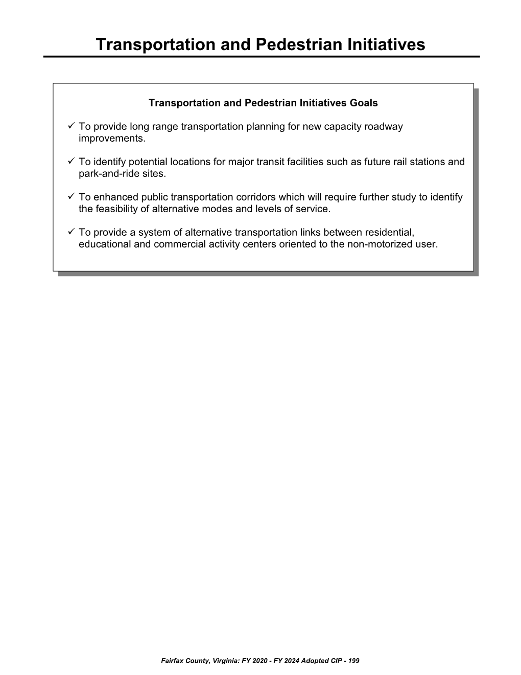 FY 2020 - FY 2024 Adopted CIP - 199