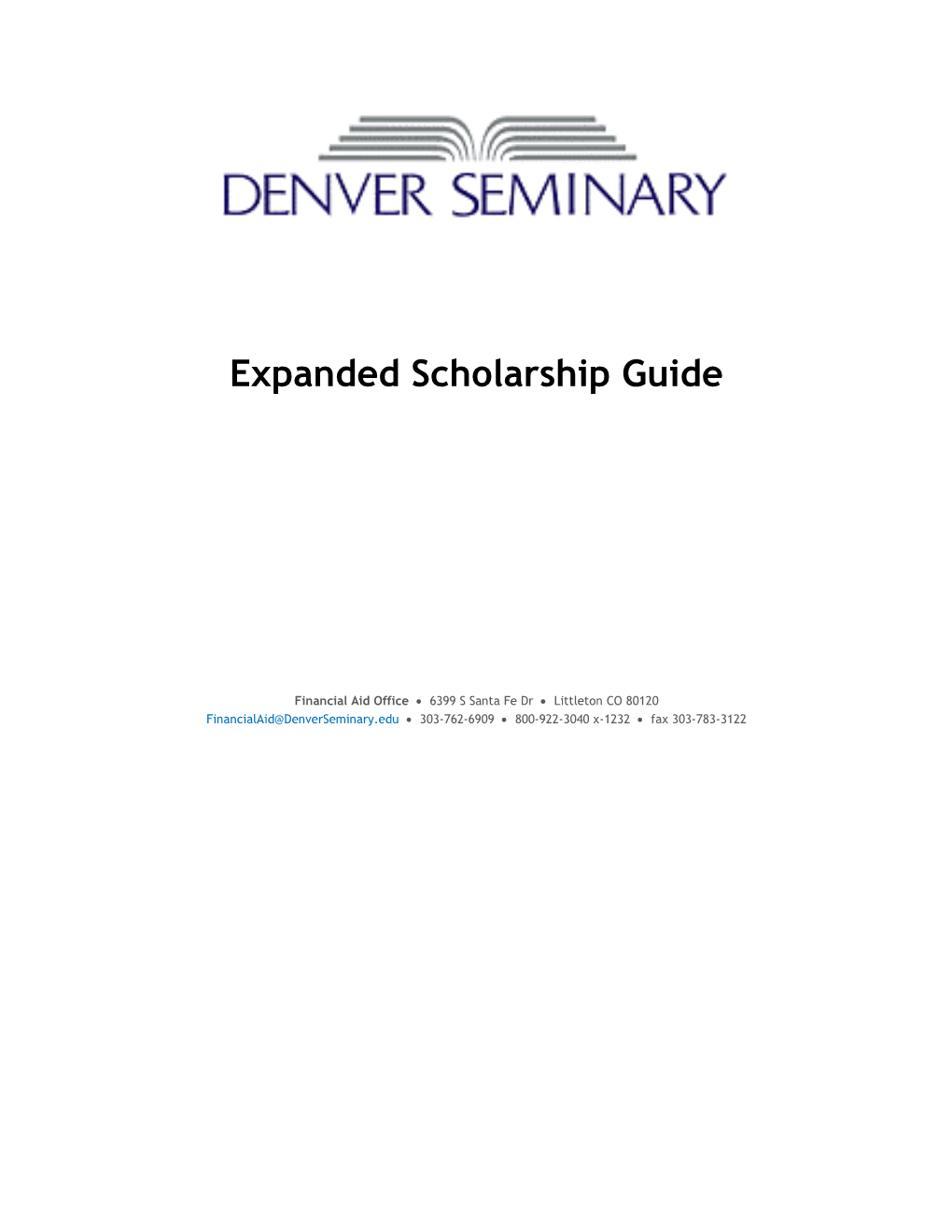 Expanded Scholarship Guide