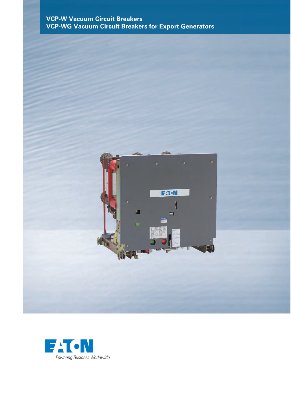 Eaton VCP-W Vacuum Circuit Breakers