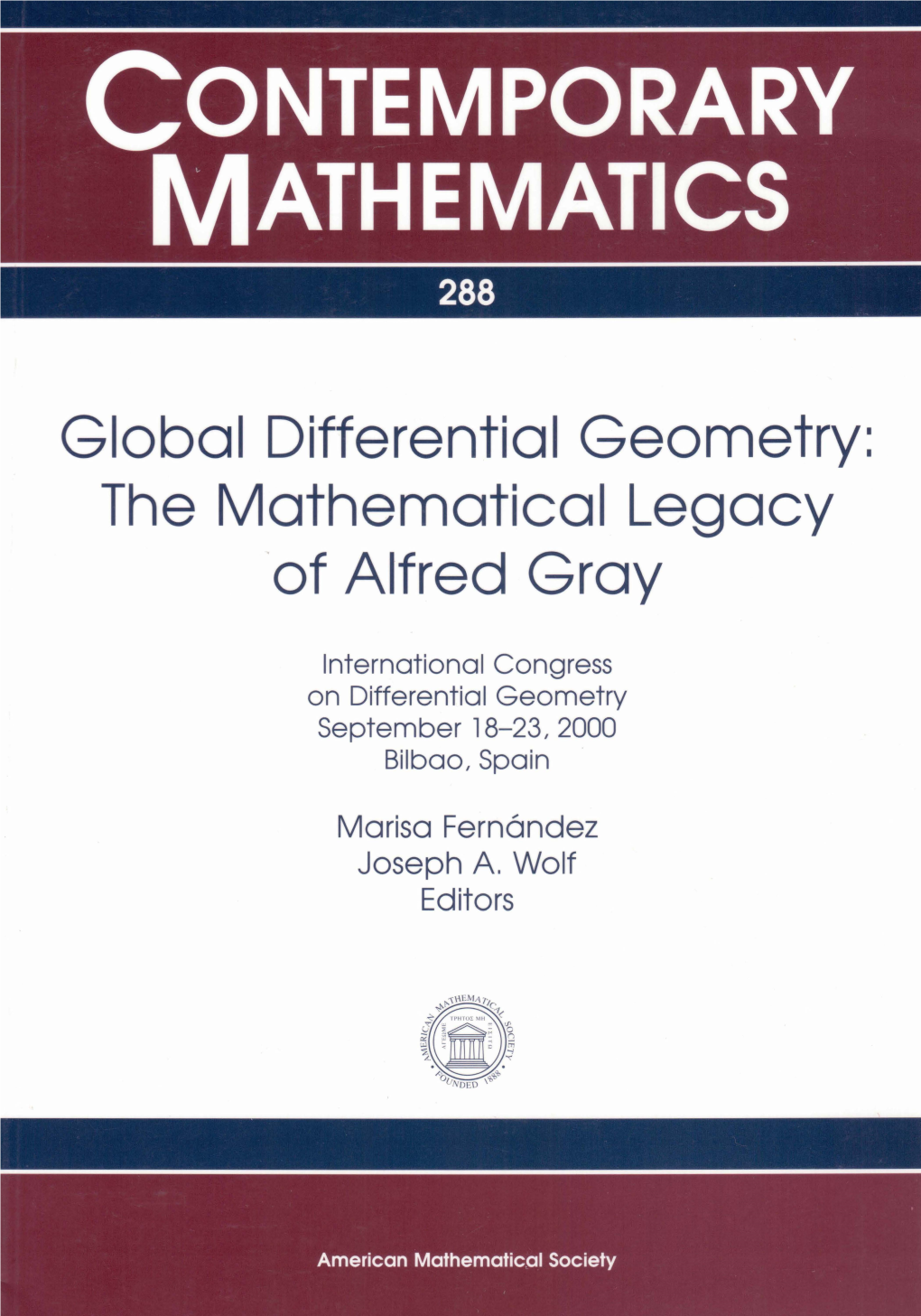 Contemporary Mathematics 288