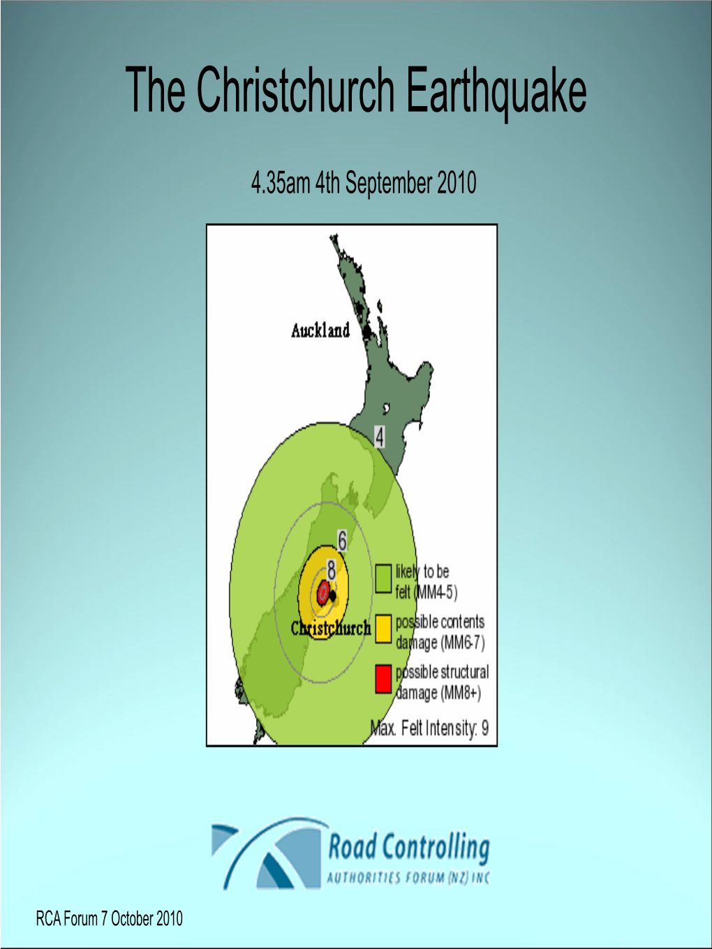 The Christchurch Earthquake