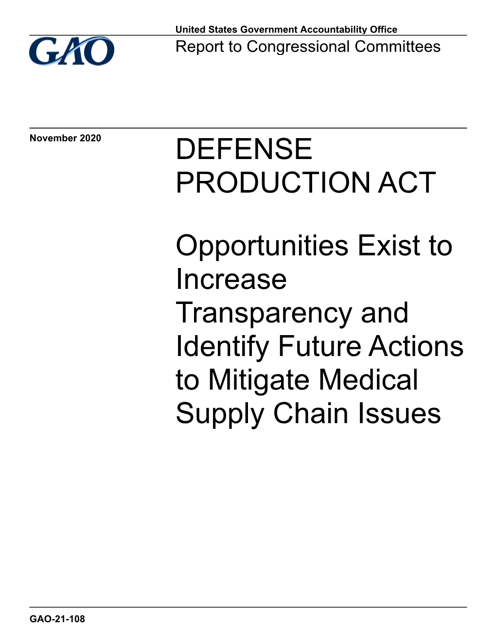 Defense Production Act