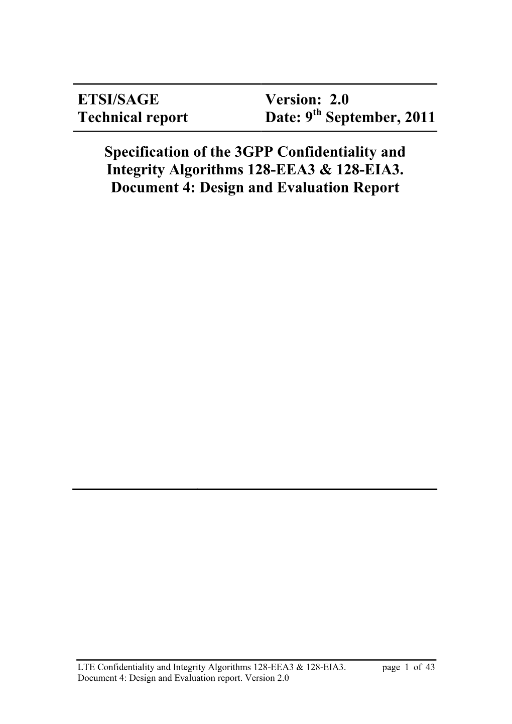 Public Evaluation Report UEA2/UIA2