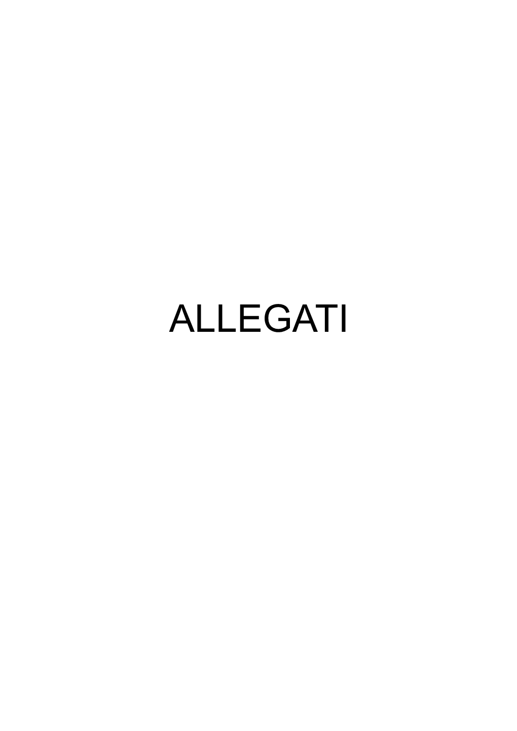 Allegati Allegato 1