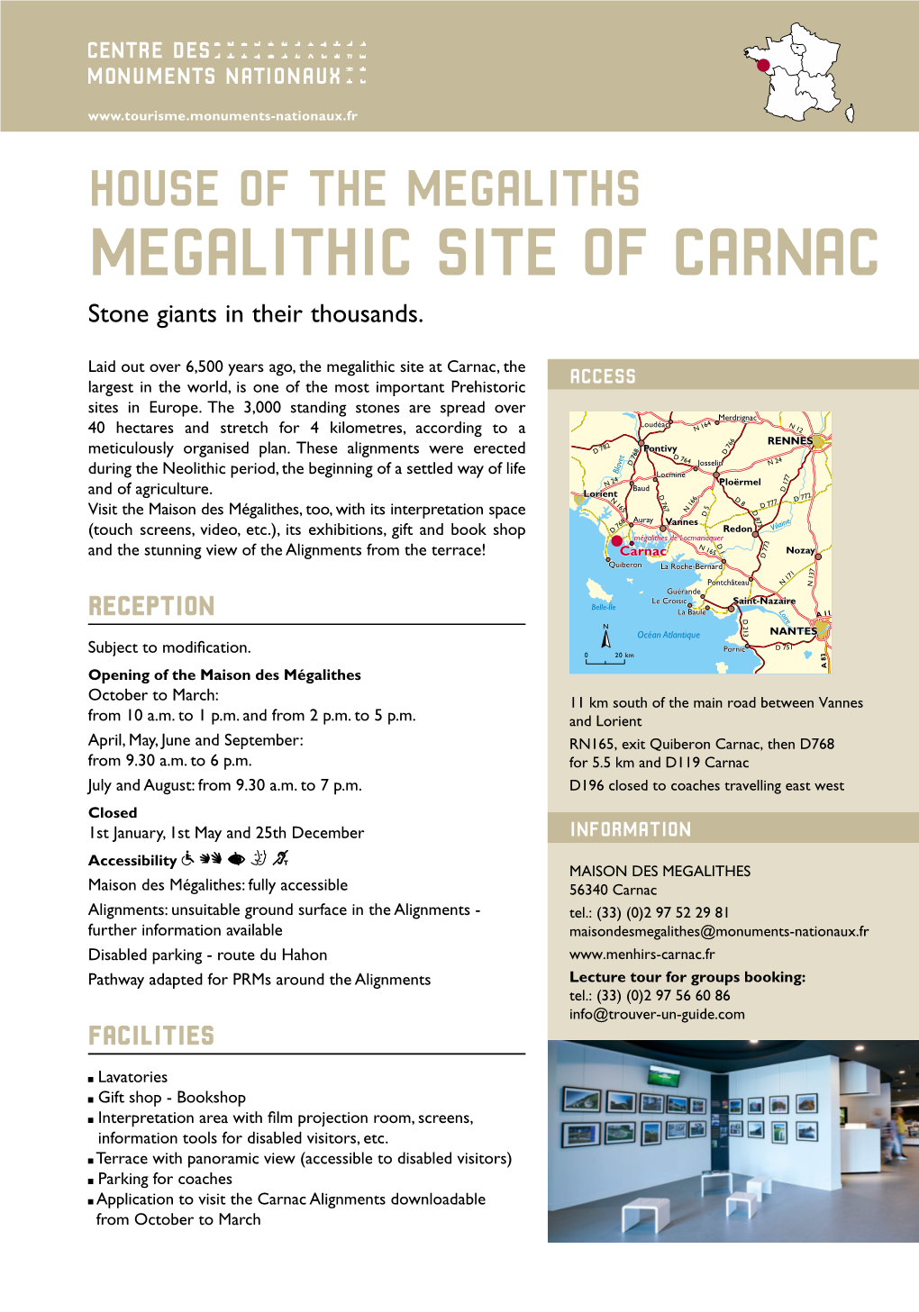 MEGALITHIC SITE of CARNAC Stone Giants in Their Thousands