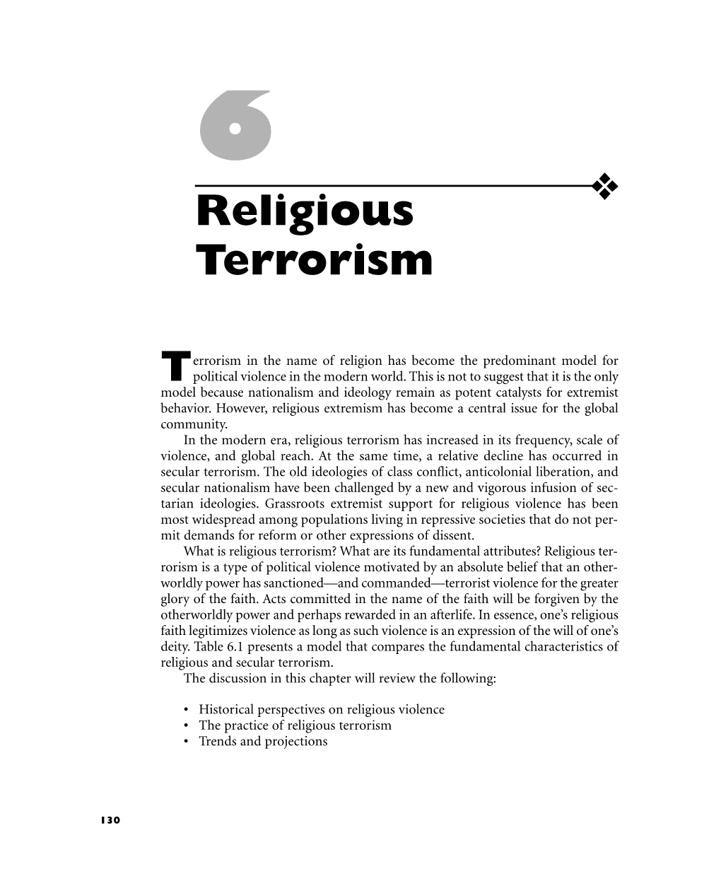 Religious Terrorism