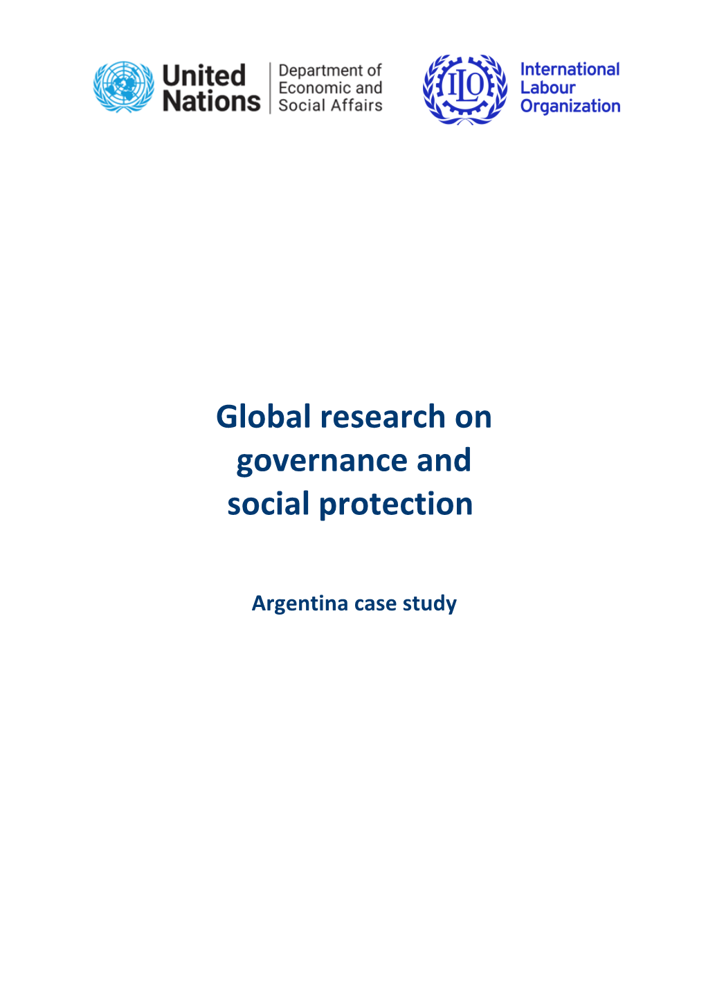 Global Research on Governance and Social Protection Argentina Case Study