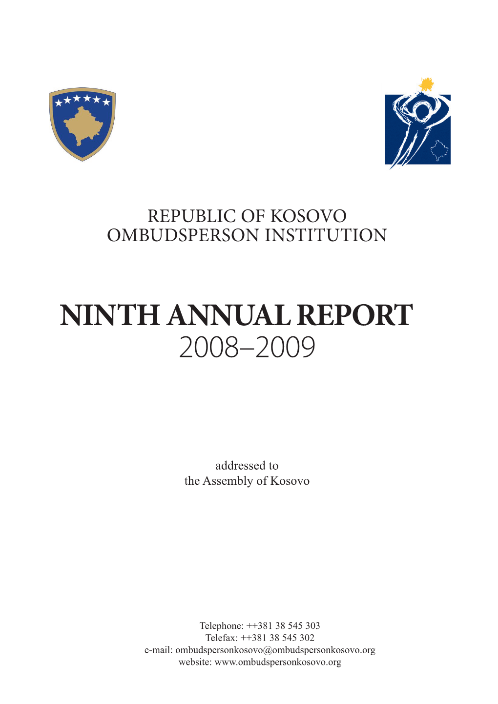 Ninth Annual Report 2008–2009
