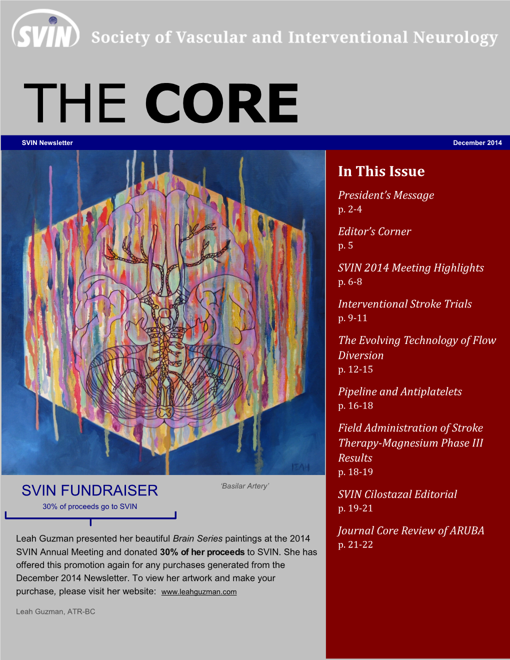 THE CORE SVIN Newsletter December 2014