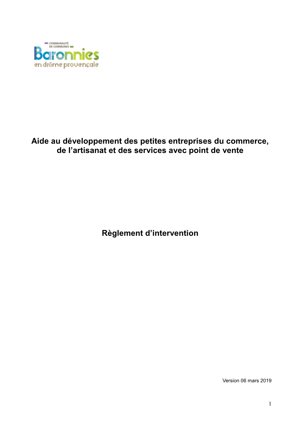 Aide Au Développement Des Petites Entreprises Du Commerce, De L’Artisanat Et Des Services Avec Point De Vente