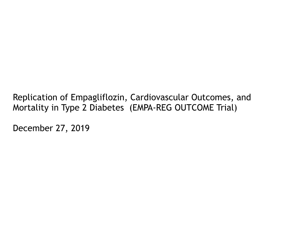 EMPA-REG Trial Protocol V4