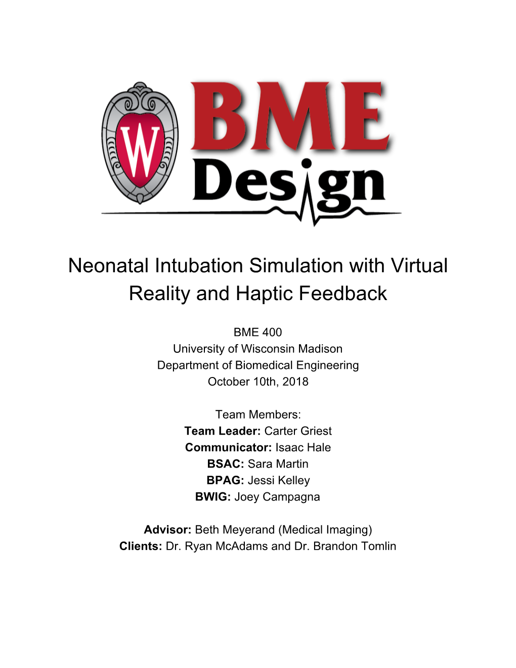 Neonatal Intubation Simulation with Virtual Reality and Haptic Feedback