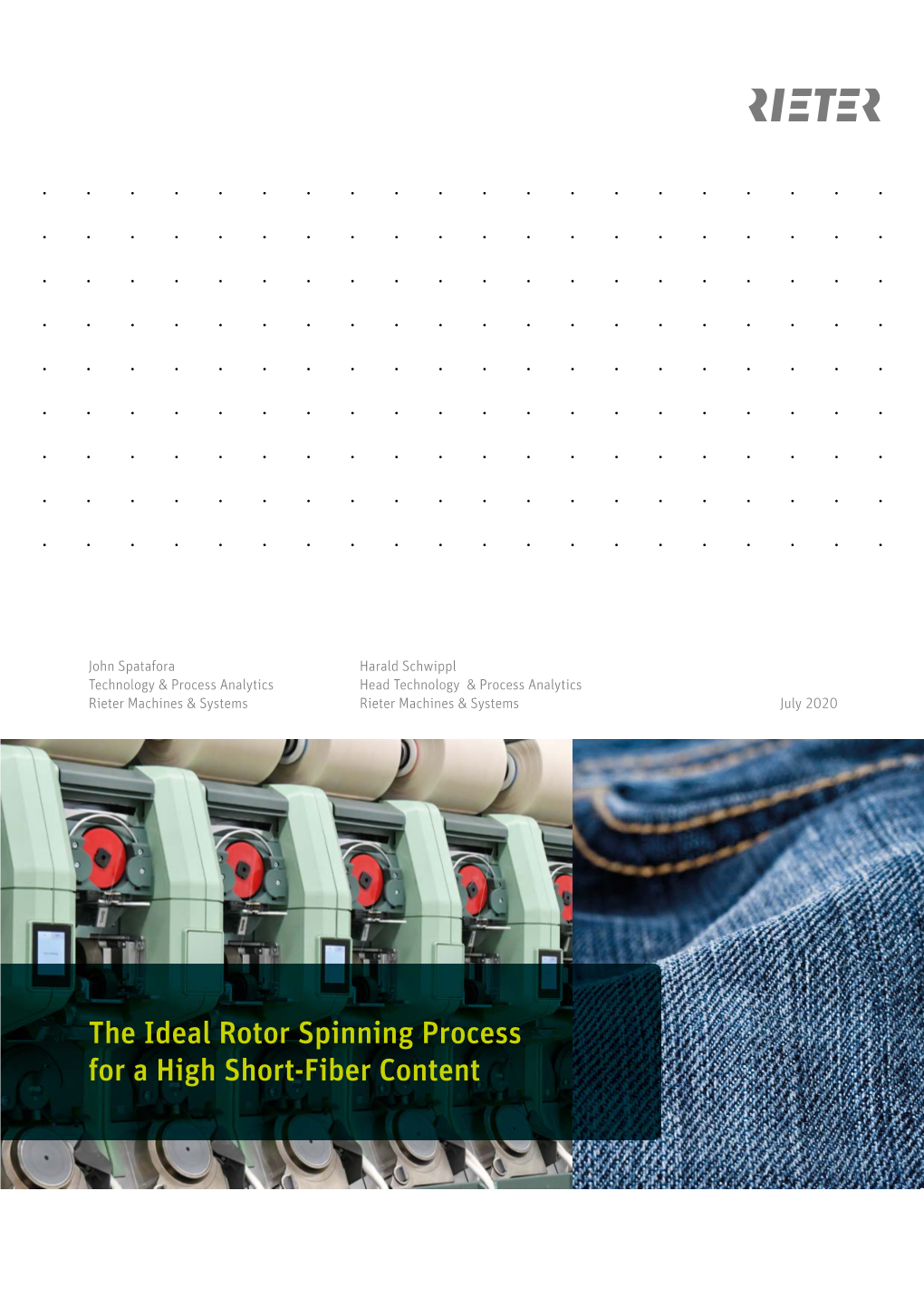 The Ideal Rotor Spinning Process for a High Short-Fiber Content Rieter