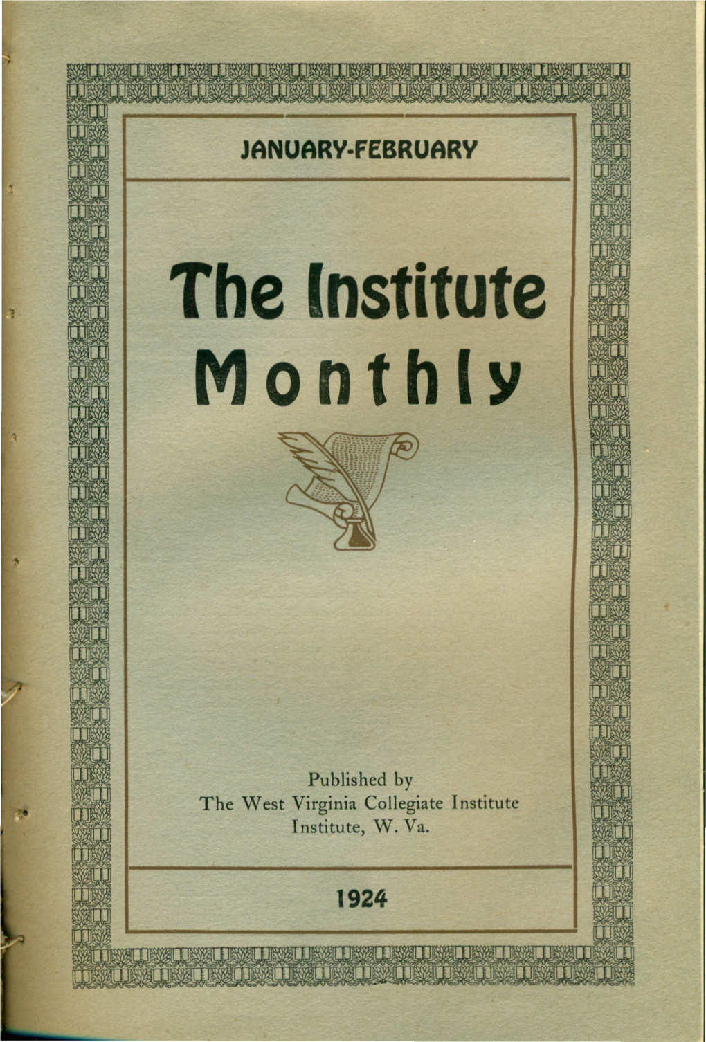 The Institute Monthly